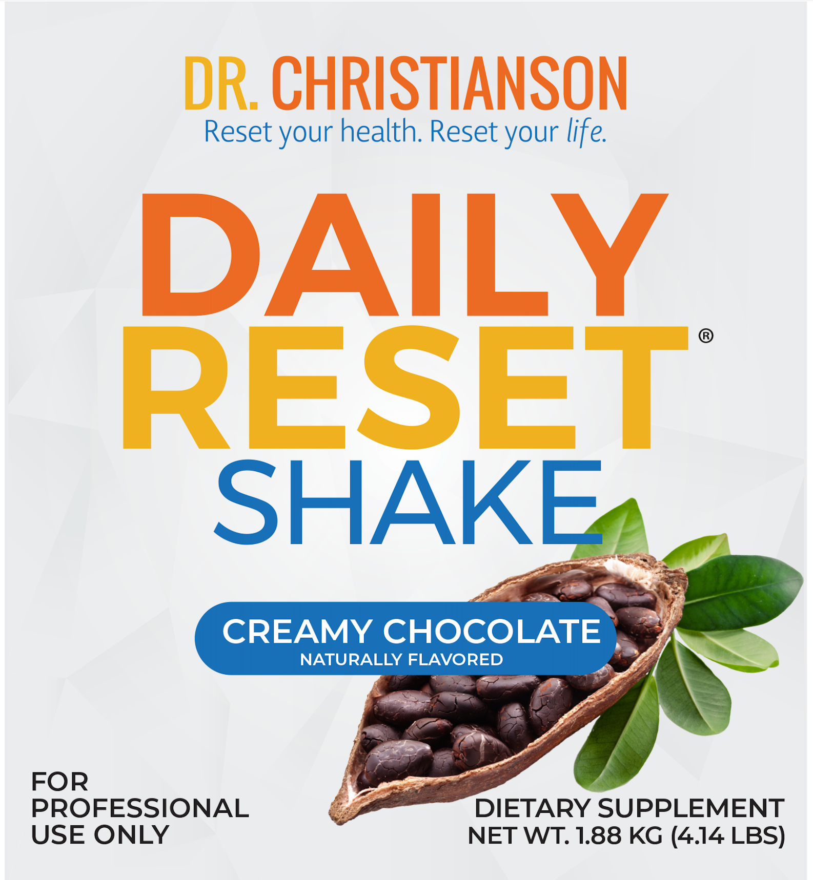 Daily Reset Shake – Vanilla or Chocolate