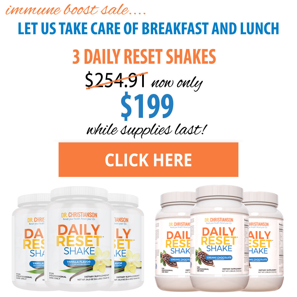3 Daily Reset Shake Immune Boost Sale