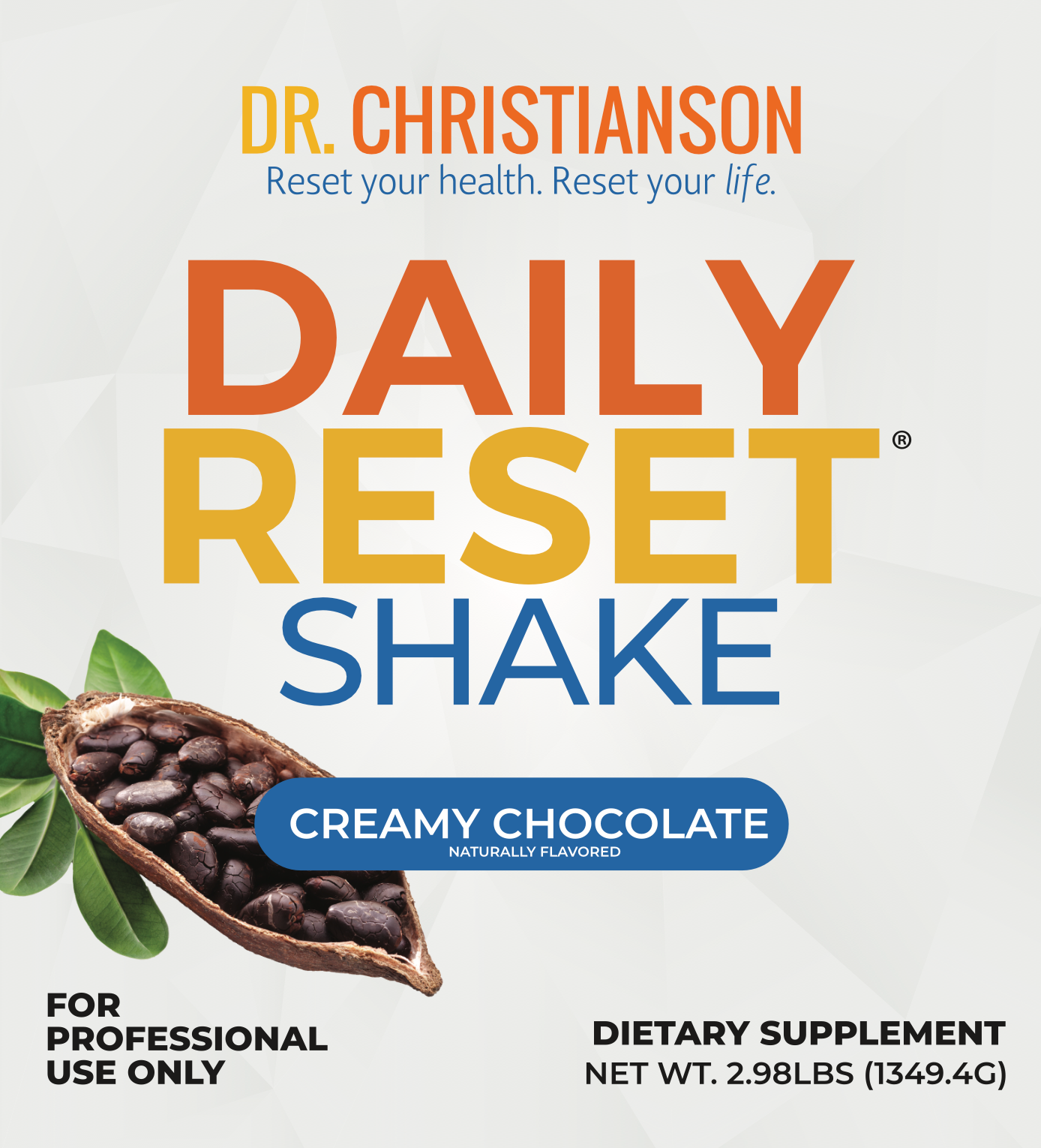 Daily Reset Shake – Vanilla or Chocolate
