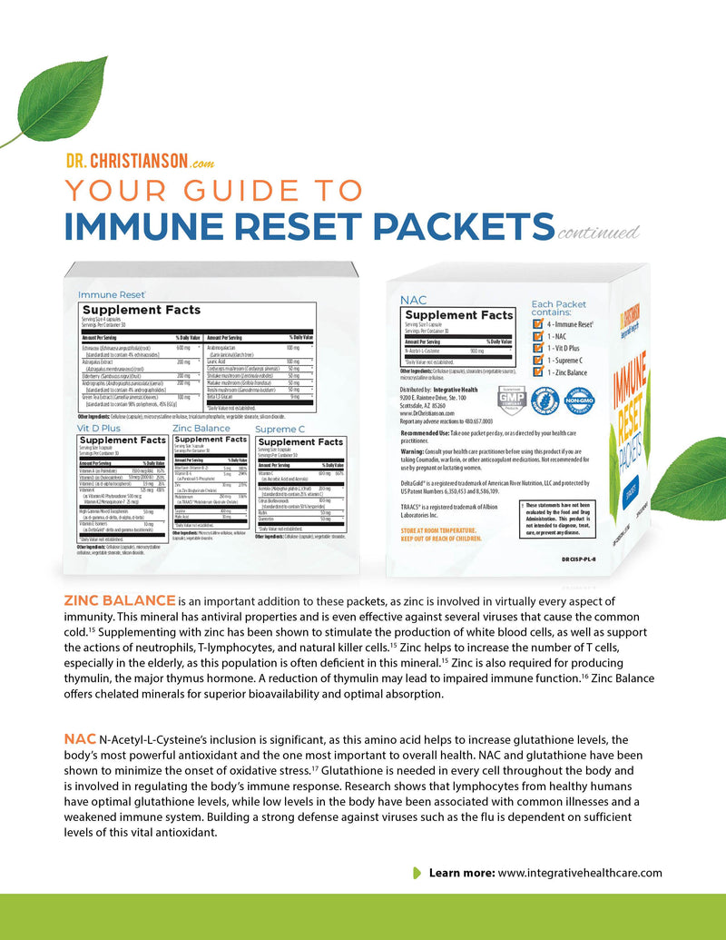 Immune Reset Packs On Sale Now
