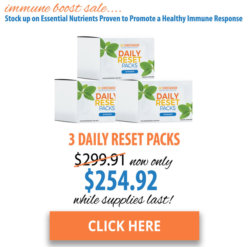 3 Daily Reset Pack Immune Boost Sale